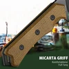 Nedfoss Boar išgyvenimo peilis, 10.5 cm Full Tang D2 plieno lauko peilis su micarta rankena, aštrus bushcraft peilis su ugnies skeltuvu, jadg peilis su kydex dėklu, ride peilis stovyklavimui, žvejybai