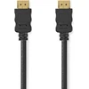 Nedis didelės spartos hdmi kabelis su ethernet – hdmi male – hdmi male – 4k @ 60 hz – arc – 18 gbps – 0.50 m – apvalus – pvc – juodas – dėžutė