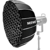 Neewer 65 cm parabolinis šešiakampis softbox'as, greitas surinkimas su Bowens jungtimi, metalinis beauty dish/difuzoriai/tinklelis/krepšys, suderinamas su Cb200b Cb60 Ms60b Ms60c, Ns65u