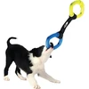 Nerf Dog Two Ring Strap Tug žaislas šunims, 33 cm