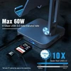 Nešiojama Usb-c stotelė su 4k Hdmi, 100w Pd, 2x Usb-a
