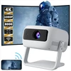 Nešiojamas 4k 1080p Hd 360° projektorius su stovu Wifi Bluetooth namų kinas Hdmi
