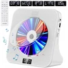 Ausinės Nešiojamas Cd grotuvas su bluetooth 5.0 garsiakalbiu, radijas su ekranu ir laikmačiu
