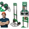 Nešiojamas sulankstomas transportavimo platforminis sandėlio vežimėlis 70kg Rockforce