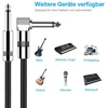 New bee instrumentinis kabelis elektrinis instrumentinis kabelis bosinis amp kabelis 1/4 elektrinei gitarai, bosinei gitarai, klavišiniams, elektrinei mandolinai, profesionaliam audio (right, 3 m/10 ft)