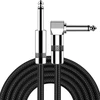 New bee instrumentinis kabelis elektrinis instrumentinis kabelis bosinis amp kabelis 1/4 elektrinei gitarai, bosinei gitarai, klavišiniams, elektrinei mandolinai, profesionaliam audio (right, 3 m/10 ft)