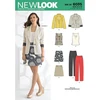 New Look siuvimo modelis 6034: Moteriški dydžiai A (8-10-12-14-16-18)
