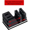 Nfhk Dual Sata 7 pin kampinis adapteris 90 laipsnių