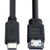 Nfhk Usb-c į Power Over Esata Dc5v adapteris Usb 3.0 į Hdd/ssd/odd Esatap keitiklis