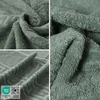 Rankšluostis Nice homeit 6 dalių medvilninių veido ir svečių rankšluosčių rinkinys 40 x 60 cm, 100% šukuotinė medvilnė