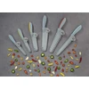 Nirosta Eversharp universalus peilis, mažas universalus peilis su minkšta rankena, su galąstuvu ašmenų apsauga, virtuvinis peilis su amžinai aštriu ašmeniu (ašmenų ilgis: apie 12 cm), kiekis: 1 vnt.