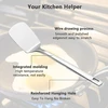 Nivofu mentelė, virtuvės mentelė, metalinė mentelė, nerūdijančio plieno mentelė, vientisa wok mentelė, wok turneris, virtuvės reikmenys, wok virtuvės reikmenys, galima plauti indaplovėje