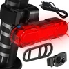 Nobitech Galinis dviračio žibintas led usb įkraunamas galingas 4 režimai + kabelis