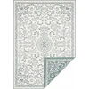 Northrugs lauko/vidaus kilimas, tinkantis terasoms ir balkonams Bougari 80x150 cm, žalias/smėlio spalvos
