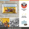 Nostalgic-art retro skardinis ženklas, 20 x 30 cm, Claas - derliaus specialistai - dovana traktorių gerbėjams, originalus licencijuotas produktas (olp), pagamintas iš metalo, vintažinis dizainas, skardiniai ženklai su užrašais