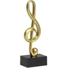 Nuzamas muzikos nata, statulėlė, 17,8 x 6,1 x 4,3 cm, auksinės muzikos natos, dekoratyvinė skulptūra, pianino natos skulptūra, namų meno muzikos ornamentai stalui, namų biurui