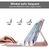 Occtingkind, klaviatūra, skirta ipad mini, dėklas su klaviatūra, skirtas ipad mini 6/7 (2021/2024), magnetinė nuimama bluetooth klaviatūra, skirta ipad mini 8.3 colių, qwertz, usb c, apšvietimas, rožinė