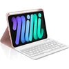 Occtingkind klaviatūra, skirta Ipad Mini 8.3 colių, dėklas su klaviatūra, skirtas Ipad Mini 6/7 kartai, magnetinė bluetooth Qwerty itališka klaviatūra, skirta Ipad Mini 6/7 Gen 8.3 colių 2021/2024, rožinė