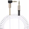 Oem Mini Jack 3.5mm Aux audio spiralinis kabelis 1.8m lankstus