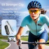 Kompiuterio kolonėlės Ohlpro nešiojama bluetooth kolonėlė, maža, prisegama kolonėlė, mini kolonėlė, du nešiojimo būdai, belaidė su bass hd garsu, ipx5 atspari vandeniui, idealiai tinka kelionėms, sportui ir lauke, pilka