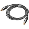 Oluote optinis audio kabelis, Toslink kabelis, aliuminio korpusas, paauksuota jungtis, skaitmeninis optinis kabelis soundbar'ui, televizoriui, Ps4, XBOX, žaidimų konsolei ir daugiau (3 m)