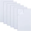 Olycraft 6 vnt. baltos abs plastiko plokštės 25 x 15 cm abs plastiko plokštė 0,5 mm storio kieta plastiko plokštė lanksti polistireno plastiko plokštė modelių kūrimo statybinėms medžiagoms