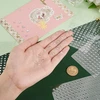 Olycraft 8 lapai skaidrūs vandens lašai lipnūs apvalūs skaidrūs rasos lašai 3 ~ 6 mm akys kūnas veidas papuošalų lipdukas karoliukai skirti "pasidaryk pats" scrapbooking amatams