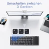 Omoton Sulankstoma Bluetooth klaviatūra su lietimskydeliu, daugiaįrenginio, įkraunama