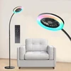 Onidek pastatomas šviestuvas su ventiliatoriumi, ventiliatorius su rgb 18w/1500lm led pastatomu šviestuvu, be galo reguliuojama 3000-6000k spalva ir reguliatorius, nuotolinio valdymo pultas ir valdymas mygtukais (juodas, 1 ventiliatoriaus šviestuvas)