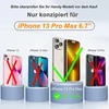 Oretech magnetinis dėklas, skirtas iphone 13 pro max, suderinamas su mag-safe, 2 x ekrano apsaugos, mobiliojo telefono dėklas iphone 13 pro max, smūgiams atsparus apsauginis skaidrus dėklas iphone 13 pro max, skaidrus