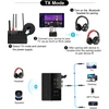 Automagnetola Oria bluetooth adapteris, 2 viename bluetooth 5.3 siųstuvas-imtuvas su dvigubu ryšiu, maža delsa, aptx adaptive, skirtas televizoriui, kompiuteriui, ausinėms, stereo sistemai