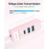 Orico Usb-c šakotuvas, 3 prievadai, 2x Usb-a, 1x Usb-c, 5gbps