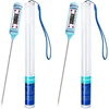 Oujilet virtuvės termometras, 2 vnt., universalus buitinis termometras, skaitmeninis maisto gaminimo termometras, virtuvės termometras, mėsos termometras, skaitomas 50°c - 300°c, °c/°f perjungiamas termometras su