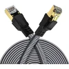 Ouuze ethernet kabelis, 2 m cat 8 interneto kabelis didelės spartos 40 gbps 2000 mhz rj45 lan kabelis, suderinamas su XBOX/switch/ps5/wifi plėtikliu/maršrutizatoriumi/modemo pataisų skydu