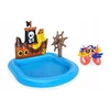 Ovalus pripučiamas baseinas Bestway 52211 140 x 130 cm Pirate Ship