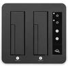 Owc U.2 Drive Dock dviejų skyrių Usb 3.2 (10 Gb/s) dokas, skirtas 2,5 colio ir 3,5 colio Nvme U.2 ir Sata diskams