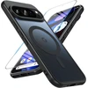 Owkey dėklas Google Pixel 9/9 Pro su Magsafe ir grūdintu stiklu, juodas