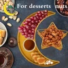 Padėklas ramadanui, serviravimo padėklas su mėnuliu ir žvaigžde, padėklas eid mubarak, padėklas ramadanui, ramadano dekoracijos mėnulio padėklas, eid mubarak dekoracija, ramadano maisto desertų padėklas, desertiniams pyragaičiams, ramadano dekoracija, ???