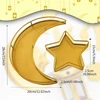 Padėklas ramadanui, serviravimo padėklas su mėnuliu ir žvaigžde, padėklas eid mubarak, padėklas ramadanui, ramadano dekoracijos mėnulio padėklas, eid mubarak dekoracija, ramadano maisto desertų padėklas, desertiniams pyragaičiams, ramadano dekoracija, ???