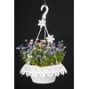 Pakabinama gėlinė "nėrinys", ⌀ 34 cm, rudos spalvos
