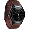 Pakaitinis dirželis 22 mm Faux Leather, skirtas Motorola Moto 360 2nd Gen 46 mm laikrodžio apyrankei, tamsiai rudas