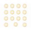 Pakeitimas Griptilian 551 710 720 723 edc kišeninio peilio tarpinei, žalvarinė poveržlė, sulankstomas peilis, amortizacinis žiedas, pasukamos ašies poveržlė peilių gamintojui, 0,7 x 15,4 x 5,6 mm, 15 vnt.