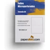Paperafero perforuotas A4 formato plėvelių paketas, 100 lapų, 80 g, su mikro skylutėmis, padalintas į 2 A5 formatus, skirtas tonerių ir rašalinių spausdintuvams, biuro popierius ir raštinės reikmenys