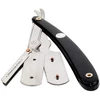 Parker Safety Razor Parker Srb tiesus skustuvas kirpėjams ir 5 Shark nerūdijančio plieno peiliukai