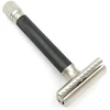 Parker Safety Razor Variant reguliuojamas skustuvas su matine chromo apdaila ir galvanizuota grafito spalvos rankena - be ašmenų