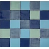Patchwork keraminės sienų plytelės vienspalvės - 30 vnt, 0,3 m2 - Azuna