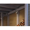 Paulmann 94585 Park + Light Led lauko prožektorius Bimea Ip65 kvadratinis su 1 x 4.5 W šiltai balta juoda metalinė garažo lemputė 3000 K