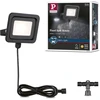 Paulmann 94585 Park + Light Led lauko prožektorius Bimea Ip65 kvadratinis su 1 x 4.5 W šiltai balta juoda metalinė garažo lemputė 3000 K