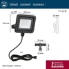 Paulmann 94585 Park + Light Led lauko prožektorius Bimea Ip65 kvadratinis su 1 x 4.5 W šiltai balta juoda metalinė garažo lemputė 3000 K