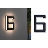 Paulmann Solar Led namo numerio apšvietimo šviestuvas 6 3000k Ip44 su keičiamu akumuliatoriumi / c